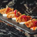 Crunchy Mu Shu pork dumplings