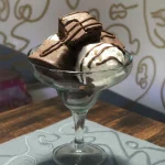 Iced brownie