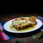 Tacos flautas 4 unidades