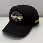 BONÉ PRETO E AMARELO (ABA CURVA)