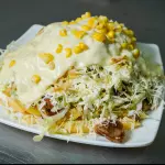Salchipapa Reina costeña