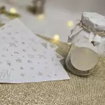 Solapa frasco navidad