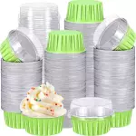 Envase aluminio Verde redondo 5oz