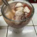 Mediano de camarón y pulpo
