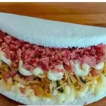Tapioca x tudo c/ovo