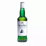 Botella de Whisky Black and White