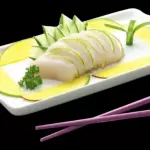 Sashimi peixe branco 6un