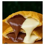 Pastel de chocolate mesclado