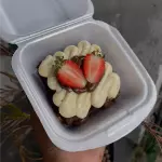 Brownie Nutella e morango
