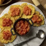 Patacones con hogao