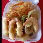 Tempura de camarón