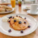 Blueberry pancakes 🫐