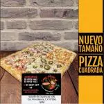 1 PIZZA CUADRADA
