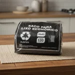 Saco p/ Lixo Leve preto Limp Bag