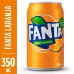 Fanta laranja lata 350ml