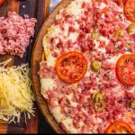 PIZZA PRESUNTO E QUEIJO
