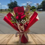 Rosa com ferrero