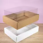 Caja con Tapa de Acetato (M) #0581