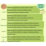 Comida de lunes a viernes