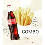 COMBO PAPAS A LA FRANCESA CON COCA-COLA 250 ML