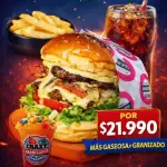 HAMBURGUESA CRAZY DOBLE EN COMBO