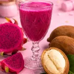 Suco de Pitaya com Cupuaçu