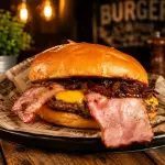 HAMBURGUE bacon lover