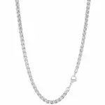 4mm Silver Wheat Chain