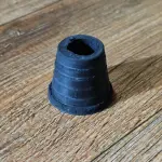 Borracha de Rosh Média longa Preta