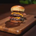 LA DOUBLE BACON&CHEDDAR