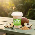 Yup cupuaçu com creme de amendoim