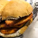 Pan con camote frito