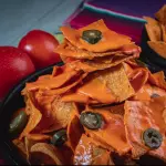 Nachos con salsa de Queso