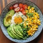 AGUACATE, HUEVO, MAIZ, TOMATE