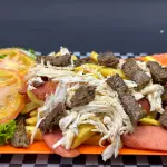 Salchipapa Mixta