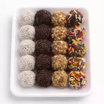 28 TRUFAS DE CHOCOLATE