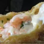 Mini pastéis de camarão