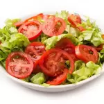 Ensalada lechuga y tomate