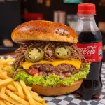 HAMBURGUESA MOLOTOV-COMBO🍔🍟🥤