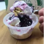 cheesecake arandanos jar