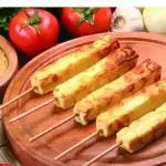 Espetinho de queijo Coalho