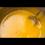 Cobertura cremosa de laranja