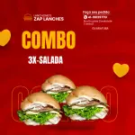 3 x salada