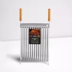 GRELHA INOX PARRILLA ARGENT. C/CALHA