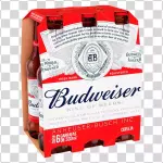 budweiser long 330 pack c/6.