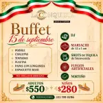 BUFFET NIÑO ( menores de 10 años)