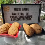 Galletas: especias, pecana y/o pasas