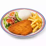 Milanesa de Pollo con Papas