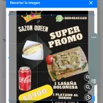 SUPER PROMO LASAÑA PERSONAL