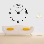 Reloj de pared 3D Números y pájaro